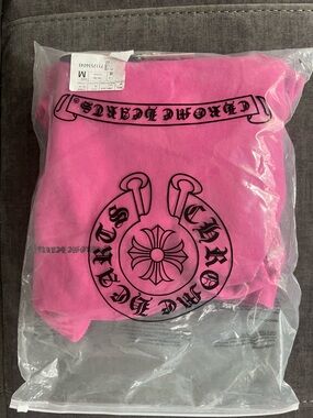 Chrome hearts pink hoodie